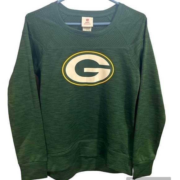 NFL Tops - NFL teens APPAREL Greenbay Packers Long Sleeve Jersey Top Small Football